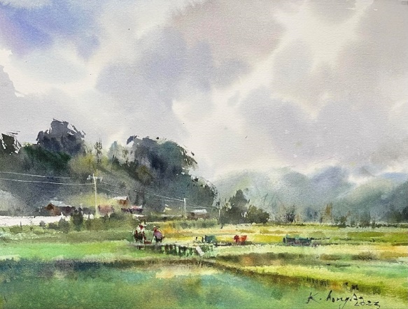 A long the way to sumnuea