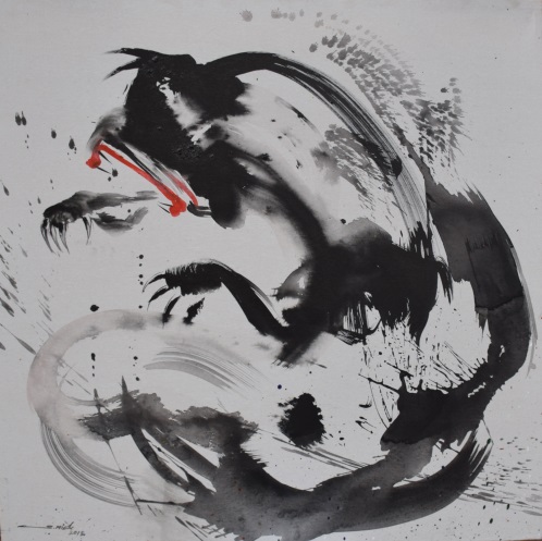 Technique: Ink On Canvas