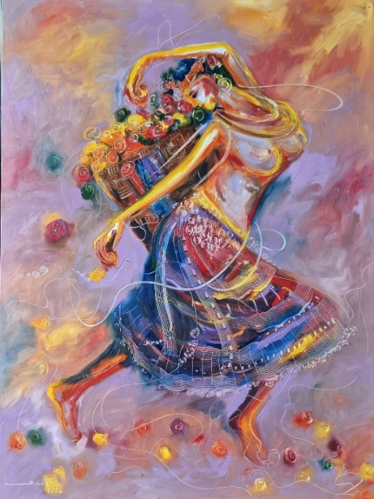 Technique: Oil Color On Canvas